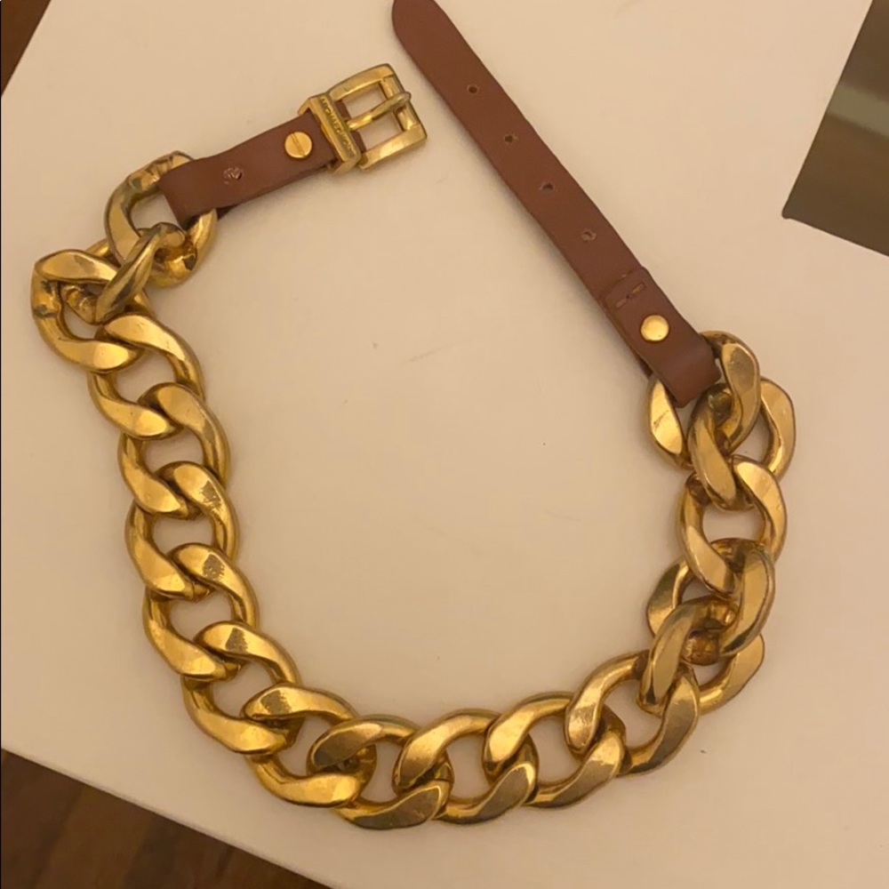 Michael Kors gold chain bracelet